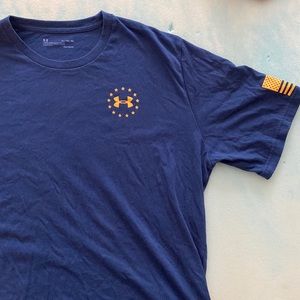 Mens Flag Under Armour T Shirt